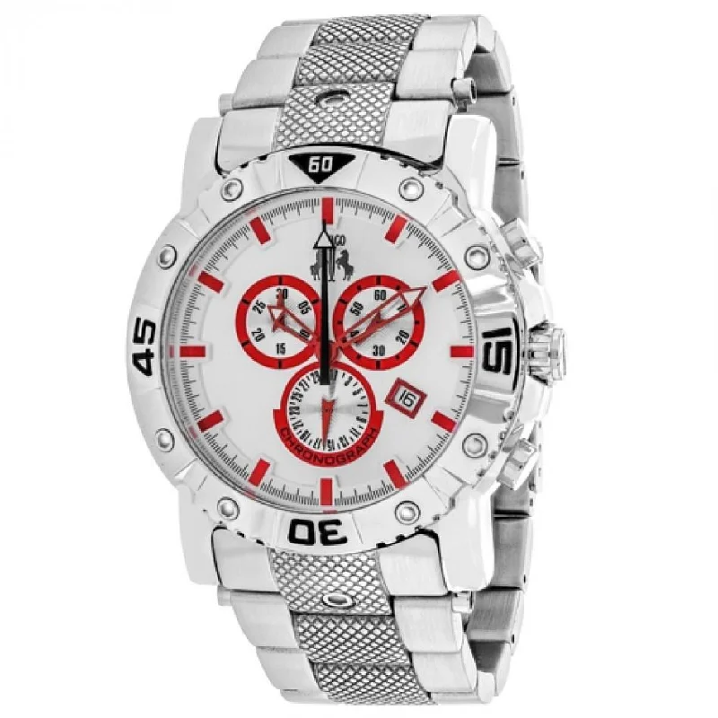 Jivago Men's JV9128XL Titan Chronograph Stainless Steel Watch